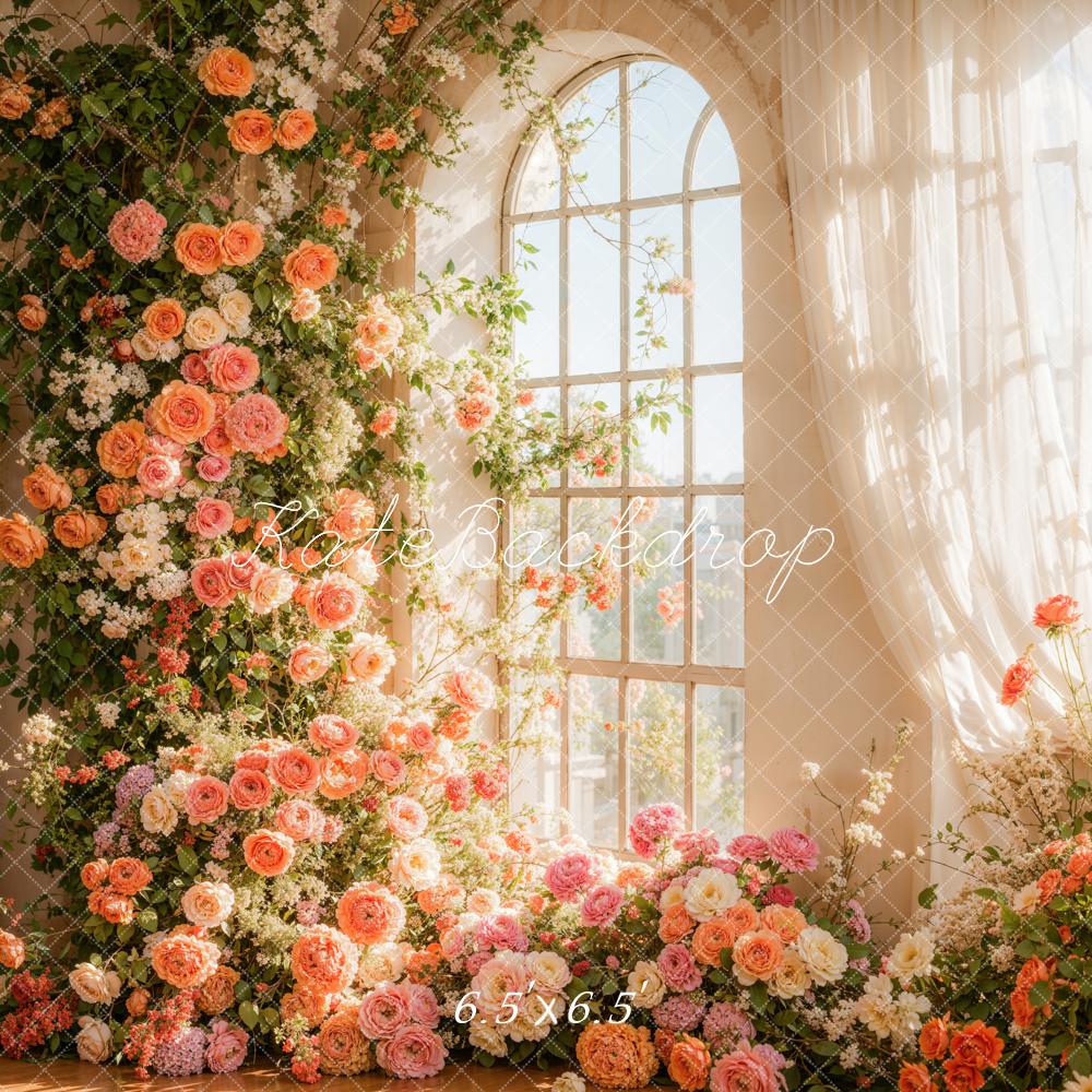 Kate Printemps Fleur Fenêtre Lumière du soleil Toile de fond conçue par Emetselch - Kate Backdrop FR