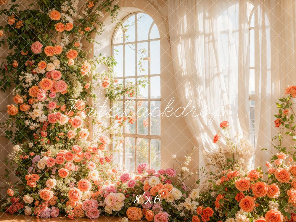 Kate Printemps Fleur Fenêtre Lumière du soleil Toile de fond conçue par Emetselch - Kate Backdrop FR