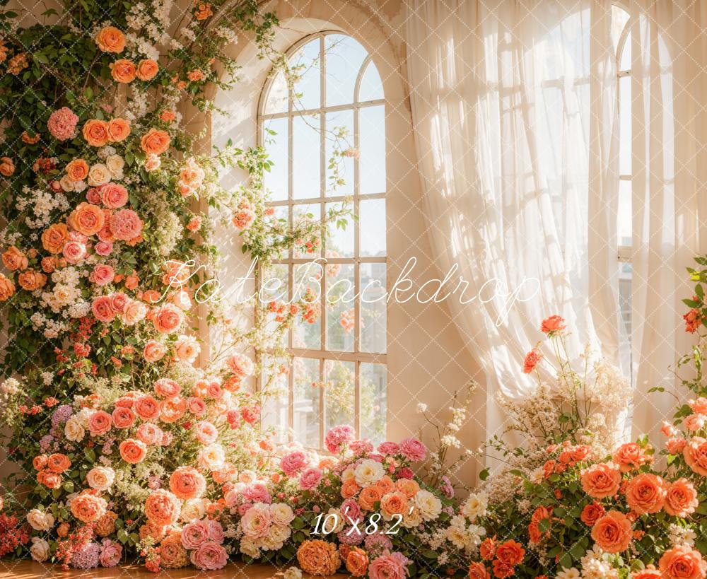 Kate Printemps Fleur Fenêtre Lumière du soleil Toile de fond conçue par Emetselch - Kate Backdrop FR