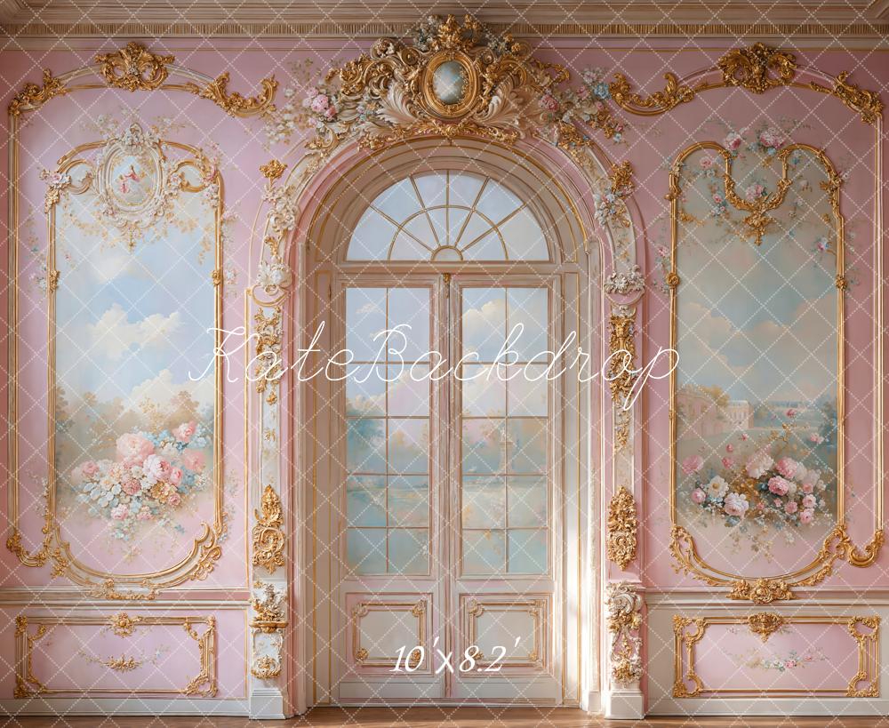 Kate Porte Mur Vintage Rose Princesse Élégant Toile de fond conçue par Emetselch - Kate Backdrop FR