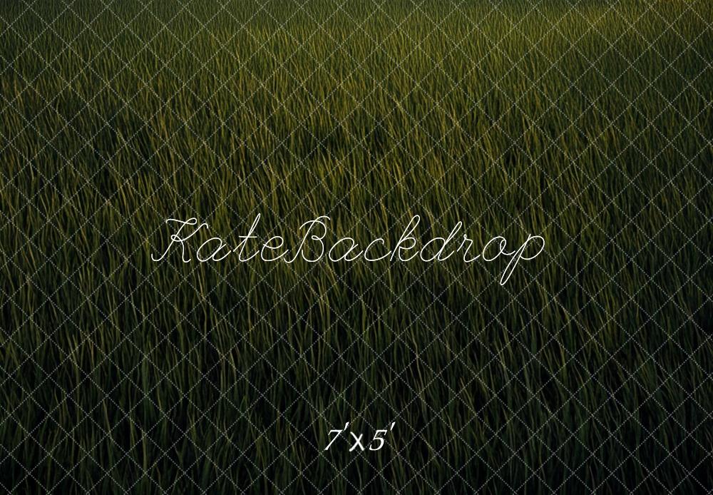 Kate Prairie Herbe Vert Sol Toile de fond conçue par Mini MakeBelieve - Kate Backdrop FR