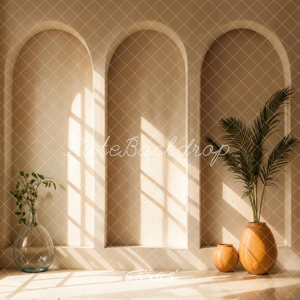 Kate Arche Plantes Lumière du Soleil Toile de fond conçue par Emetselch - Kate Backdrop FR