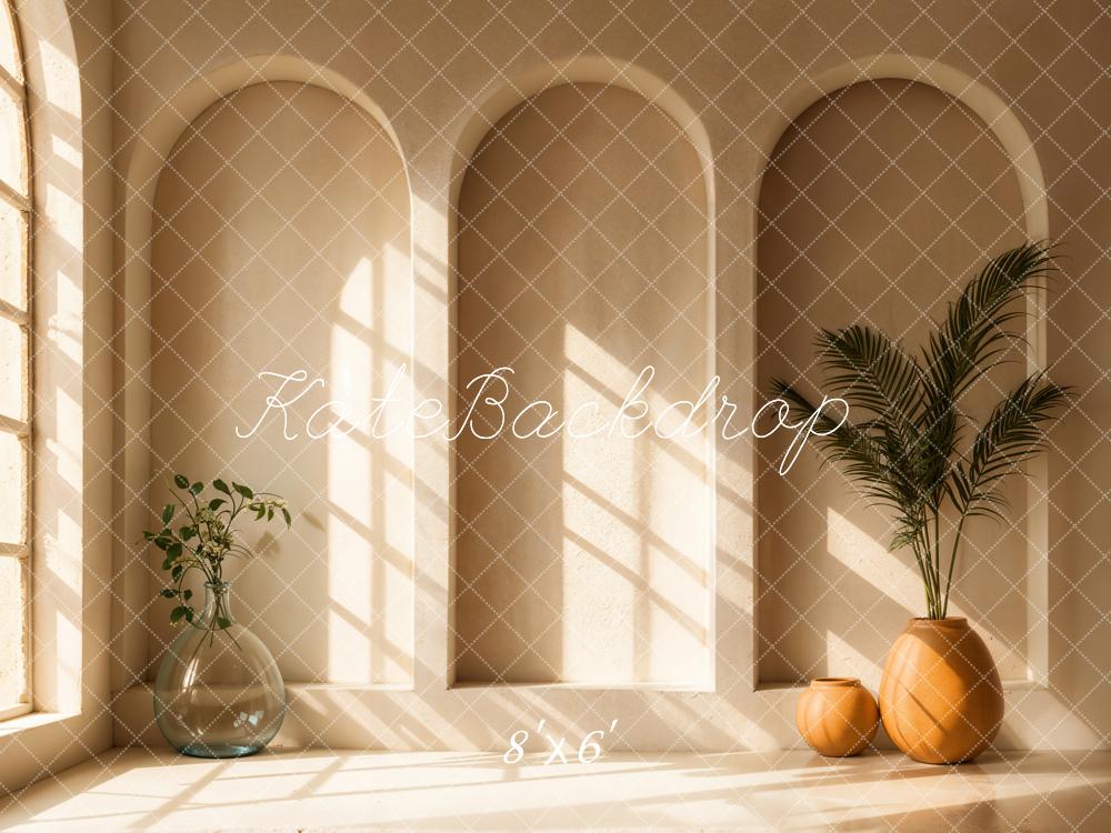 Kate Arche Plantes Lumière du Soleil Toile de fond conçue par Emetselch - Kate Backdrop FR