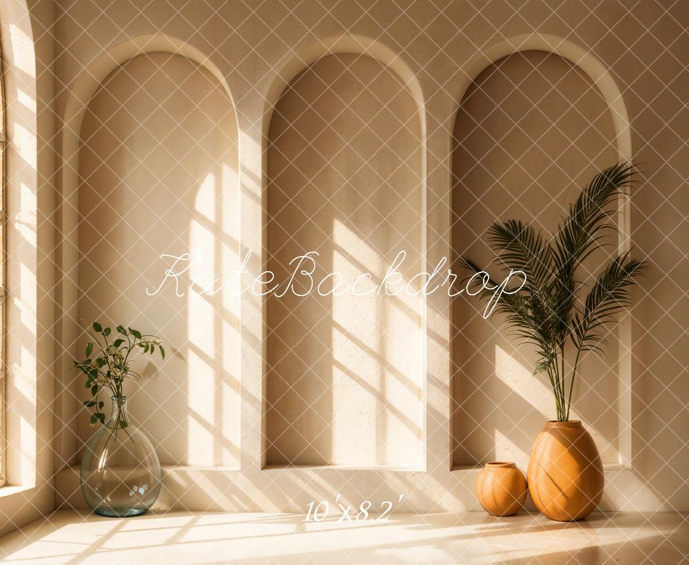 Kate Arche Plantes Lumière du Soleil Toile de fond conçue par Emetselch - Kate Backdrop FR