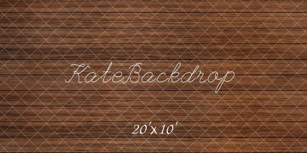 Kate Bois Marron Sombre Sol Toile de fond conçue par Emetselch - Kate Backdrop FR