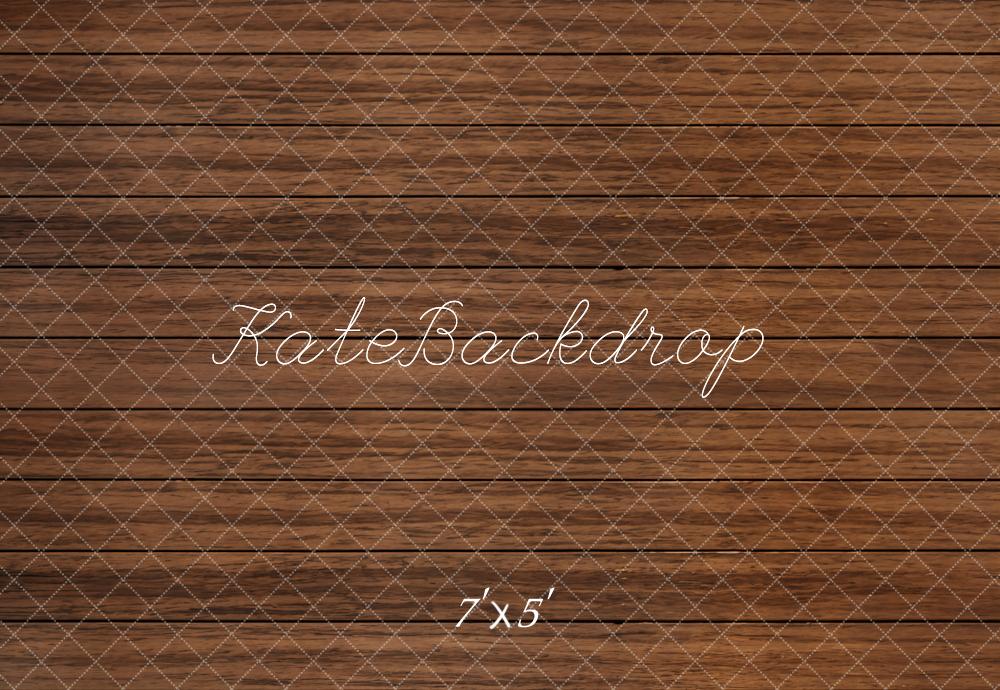 Kate Bois Marron Sombre Sol Toile de fond conçue par Emetselch - Kate Backdrop FR