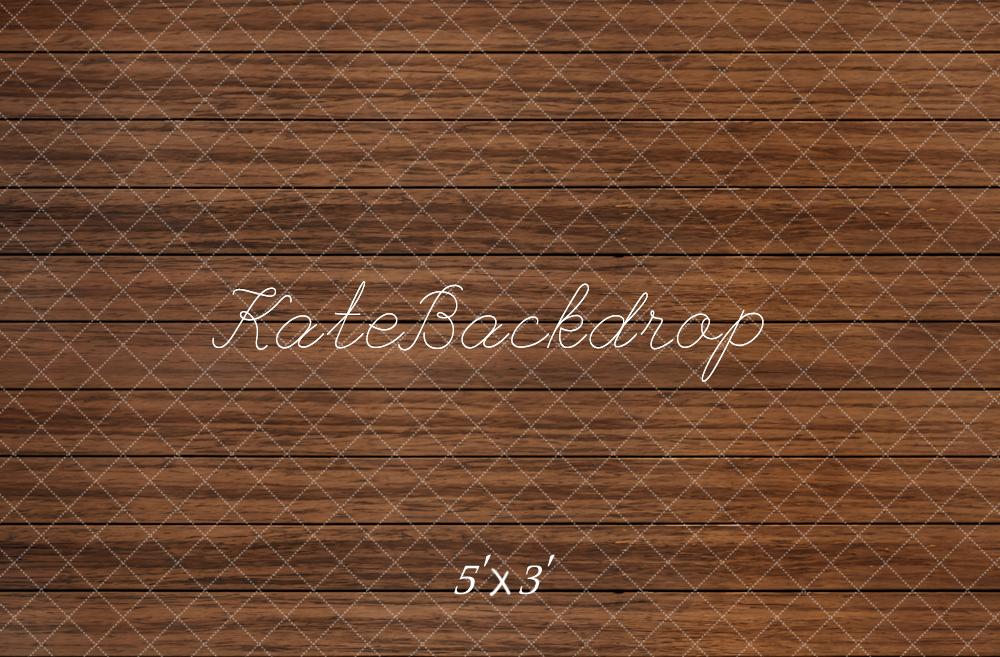 Kate Bois Marron Sombre Sol Toile de fond conçue par Emetselch - Kate Backdrop FR