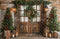 Kate Sapin de Noël Rustique Porte en Bois Toile de fond conçue par Emetselch - Kate Backdrop FR