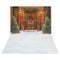 Kate Sapin de Noël Porte Lumières Neige Toile de fond+Hiver Neige Blanc Sol Toile de fond