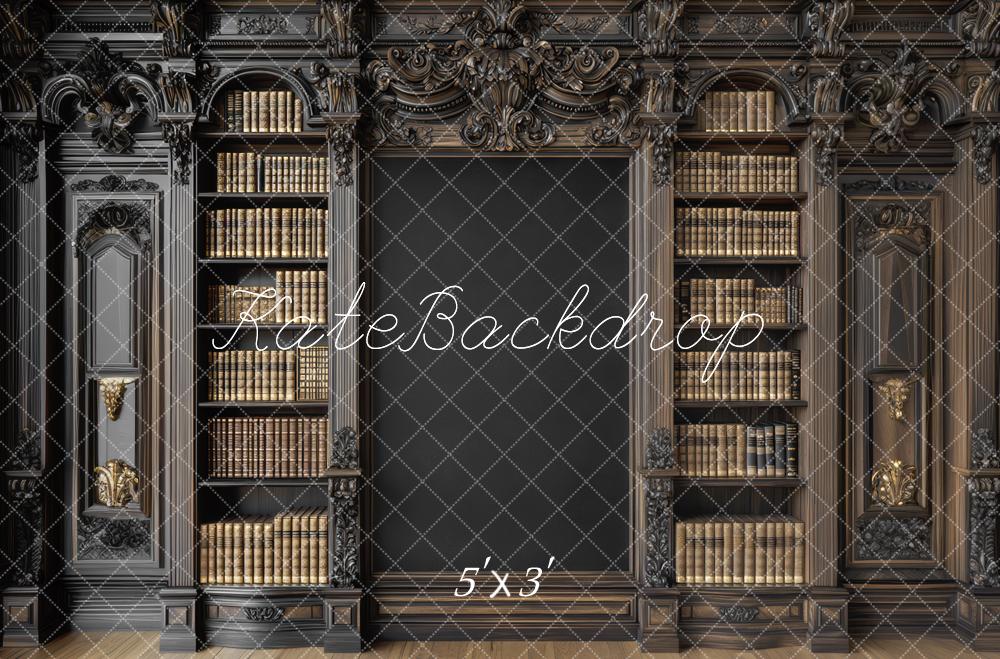 Kate Scolaire Tableau noir Étagère à livres Toile de fond conçue par Mini MakeBelieve - Kate Backdrop FR