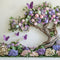 Kate Fleurs Arbre Papillons Printemps Toile de fond conçue par Patty Roberts - Kate Backdrop FR