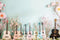 Kate Printemps Fleurs Guitares Toile de fond conçue par Patty Roberts - Kate Backdrop FR