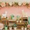 Kate Cactus Lama Fleur Boîte en bois Toile de fond conçue par Patty Roberts - Kate Backdrop FR