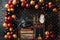 Kate Chapeau Magique Fête Magicien Ballon Toile de fond conçue par Patty Roberts - Kate Backdrop FR