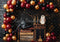 Kate Chapeau Magique Fête Magicien Ballon Toile de fond conçue par Patty Roberts - Kate Backdrop FR