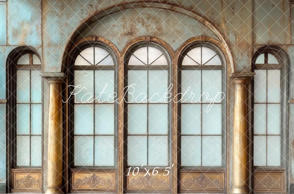 Kate Fête des Pères Vintage Arche Fenêtre Toile de fond conçue par Mini MakeBelieve - Kate Backdrop FR