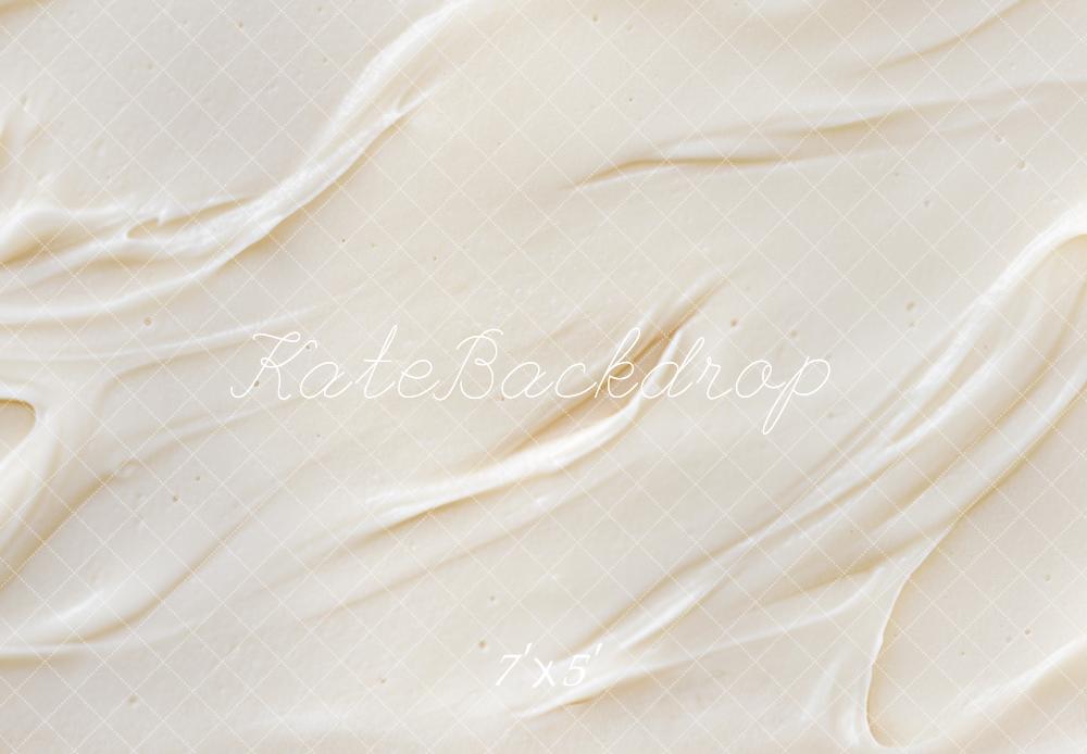 Kate Crème Glaçage Gâteau Abstrait Toile de fond conçue par Mini MakeBelieve - Kate Backdrop FR
