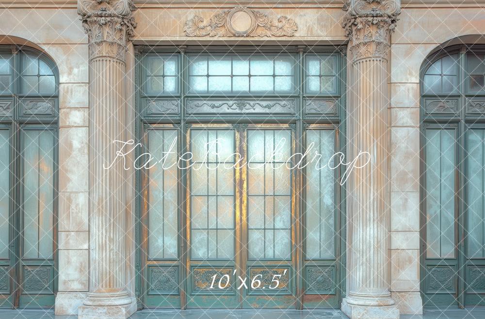 Kate Porte Architecturale Vintage Toile de fond conçue par Mini MakeBelieve - Kate Backdrop FR