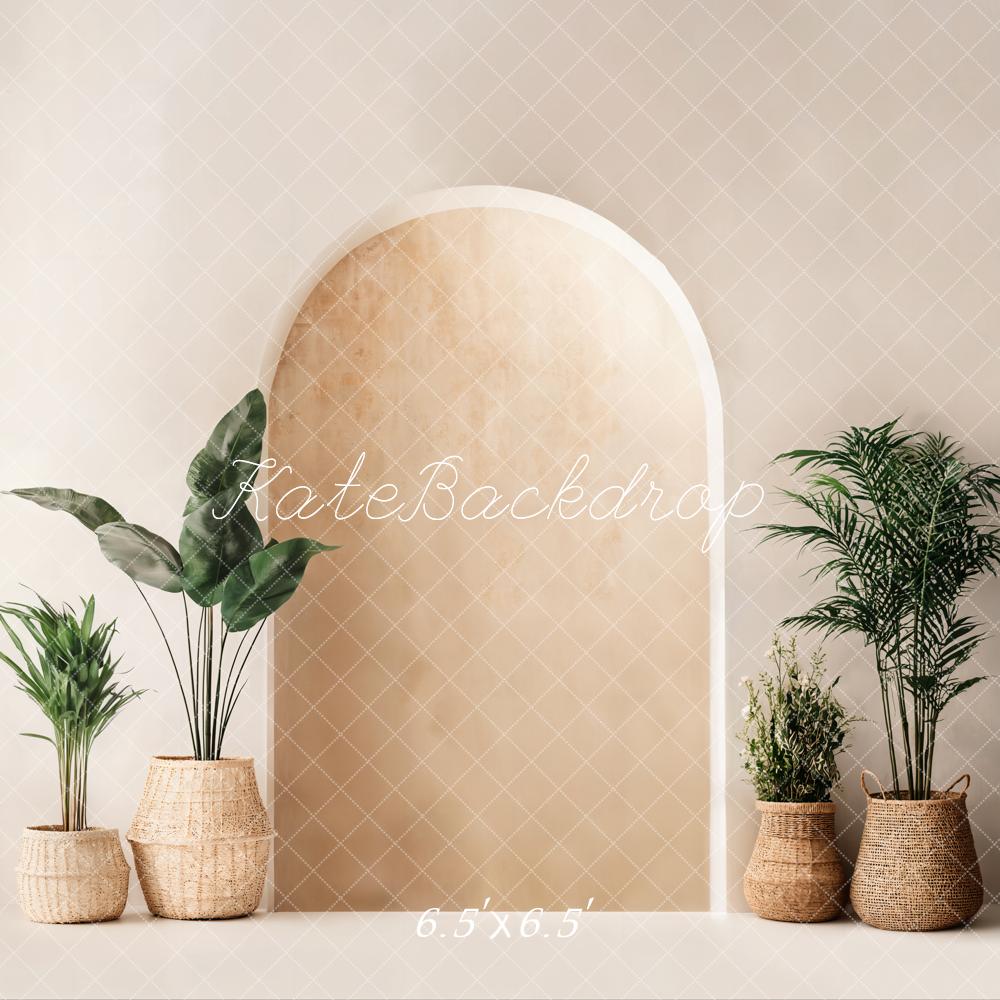Kate Bohème Minimaliste Arche Plante Toile de fond conçue par Emetselch - Kate Backdrop FR