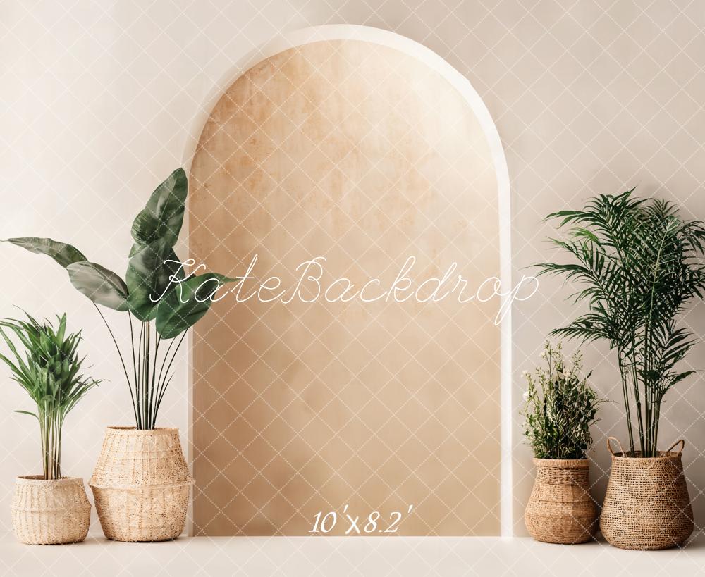 Kate Bohème Minimaliste Arche Plante Toile de fond conçue par Emetselch - Kate Backdrop FR