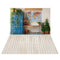 Kate Classe Carte Plantes Casier Toile de fond+Beige clair Parquet Sol Toile de fond - Kate Backdrop FR