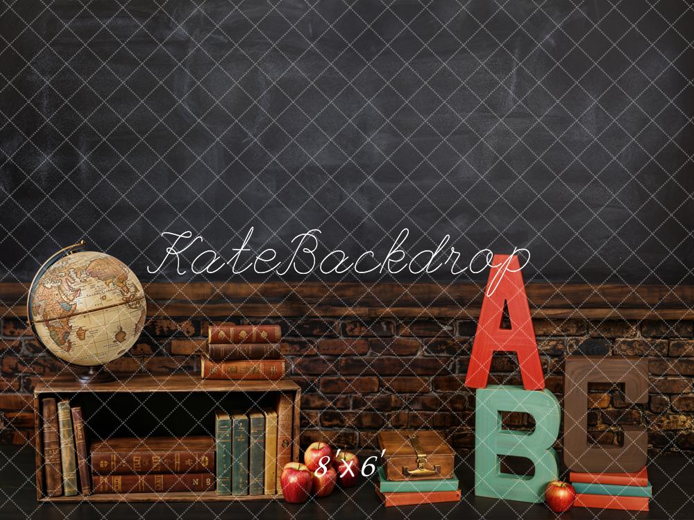 Kate Retour à l'école Classe ABC Livres Toile de fond conçue par Emetselch - Kate Backdrop FR