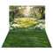 Kate Printemps Fleurs Forêt Prairie Toile de fond+Pelouse Herbe Vert Sol Toile de fond - Kate Backdrop FR