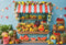 Kate Été Stand de Fruits Pastèque Toile de fond conçue par Kate Image - Kate Backdrop FR