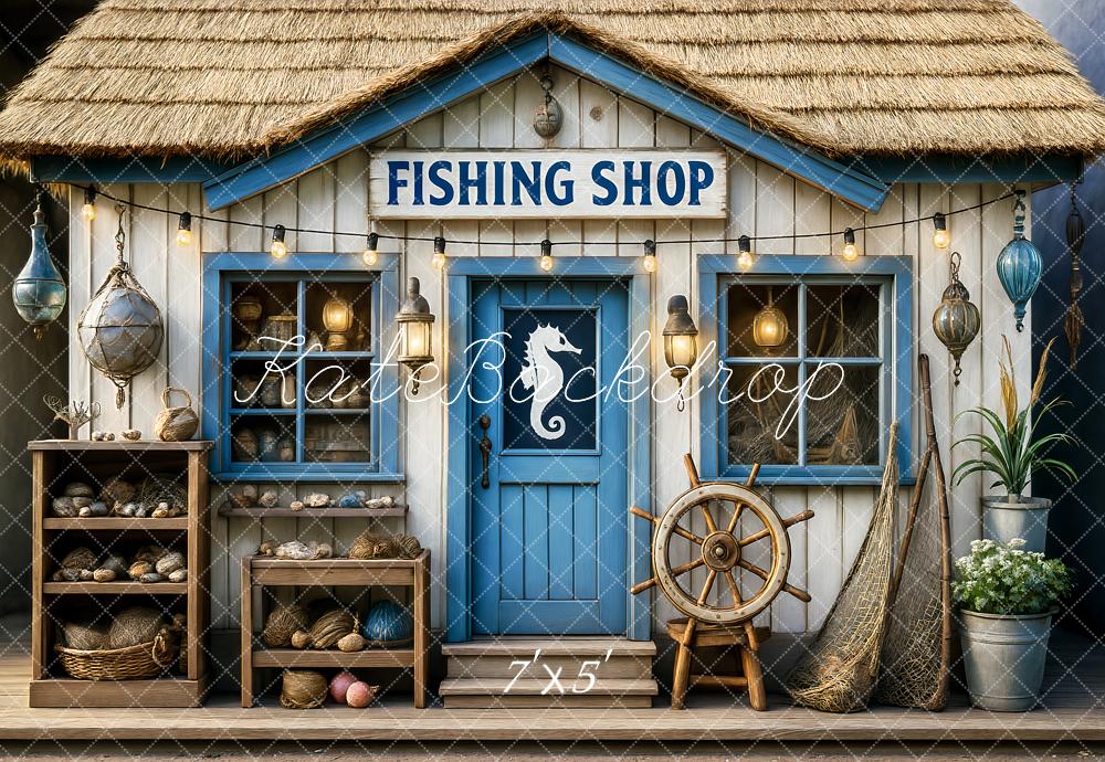 Kate Magasin de Pêche Nautique Toile de fond conçu par Ashley Paul