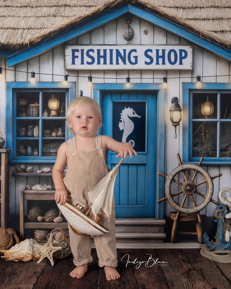 Kate Magasin de Pêche Nautique Toile de fond conçu par Ashley Paul