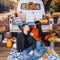 Kate Automne Camion Oreillers Citrouille Toile de fond conçue par Emetselch