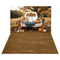 Kate Automne Camion Oreillers Citrouille Toile de fond+Marron Extérieur Sol Toile de fond - Kate Backdrop FR