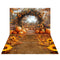 Kate Automne Tournesol Citrouille Arche Toile de fond+Tournesols Chemin Sol Toile de fond - Kate Backdrop FR