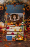 Kate Automne Tournesol Citrouille Arche Toile de fond conçue par Emetselch