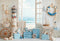 Kate Nautique Plage Fenêtre Été Toile de fond conçue par Emetselch - Kate Backdrop FR