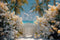 Kate Été Plage Fleurs Clôture Toile de fond conçue par Mini MakeBelieve - Kate Backdrop FR