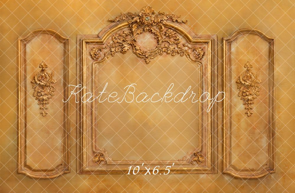 Kate Mur Vintage Doré Orné Toile de fond conçue par Kate Image - Kate Backdrop FR