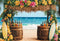 Kate Été Tropical Plage Mer Bar Toile de fond conçue par Emetselch - Kate Backdrop FR