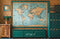 Kate Scolaire Carte du monde Vintage École Toile de fond conçue par Emetselch - Kate Backdrop FR