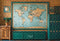 Kate Scolaire Carte du monde Vintage École Toile de fond conçue par Emetselch - Kate Backdrop FR