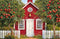 Kate Scolaire École Rouge Pommes Jardin Toile de fond conçue par Emetselch - Kate Backdrop FR