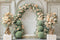 Kate Printemps Fleurs Rétro Mariage Arche Toile de fond conçue par Mini MakeBelieve - Kate Backdrop FR