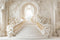 Kate Bal de Promo Escalier Blanc Fleurs Toile de fond conçue par Mini MakeBelieve - Kate Backdrop FR