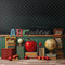 Kate Scolaire Salle de classe Globe Tableau noir Toile de fond conçue par Emetselch - Kate Backdrop FR