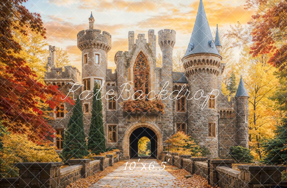Kate Château Automne Princesse Toile de fond conçue par Chain Photographie - Kate Backdrop FR