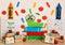 Kate Scolaire Livres Ver Crayon Toile de fond conçue par Patty Roberts - Kate Backdrop FR