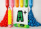Kate Scolaire Coloré Crayon A+ Ballons Toile de fond conçue par Patty Roberts