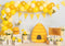 Kate Anniversaire Ruche Nid d'abeille Ballon Toile de fond conçue par Patty Roberts - Kate Backdrop FR
