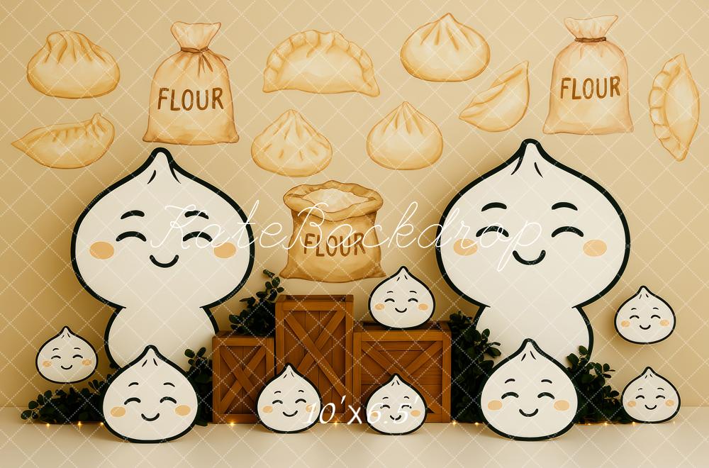 Kate Raviolis Anniversaire Enfant Toile de fond conçue par Patty Roberts - Kate Backdrop FR