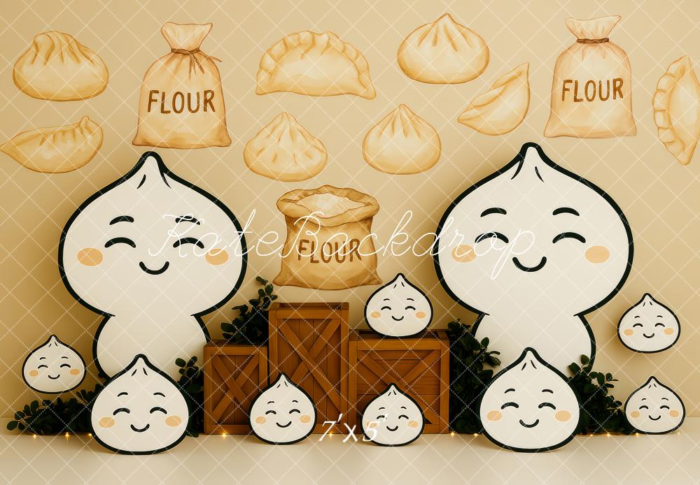 Kate Raviolis Anniversaire Enfant Toile de fond conçue par Patty Roberts - Kate Backdrop FR